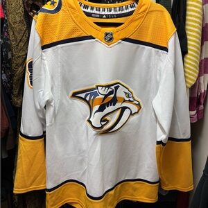 Official Nashville Predators White Adidas Jersey